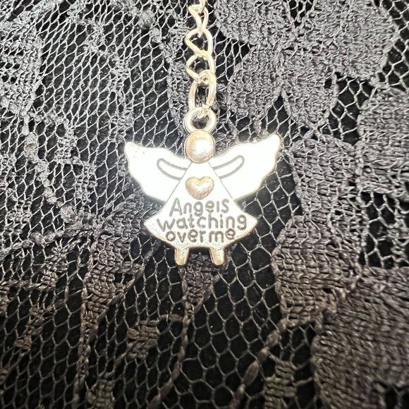 Paranormal Ghost Pendant Necklace with Angel Charm for the back of the neck - Picture 10 of 14